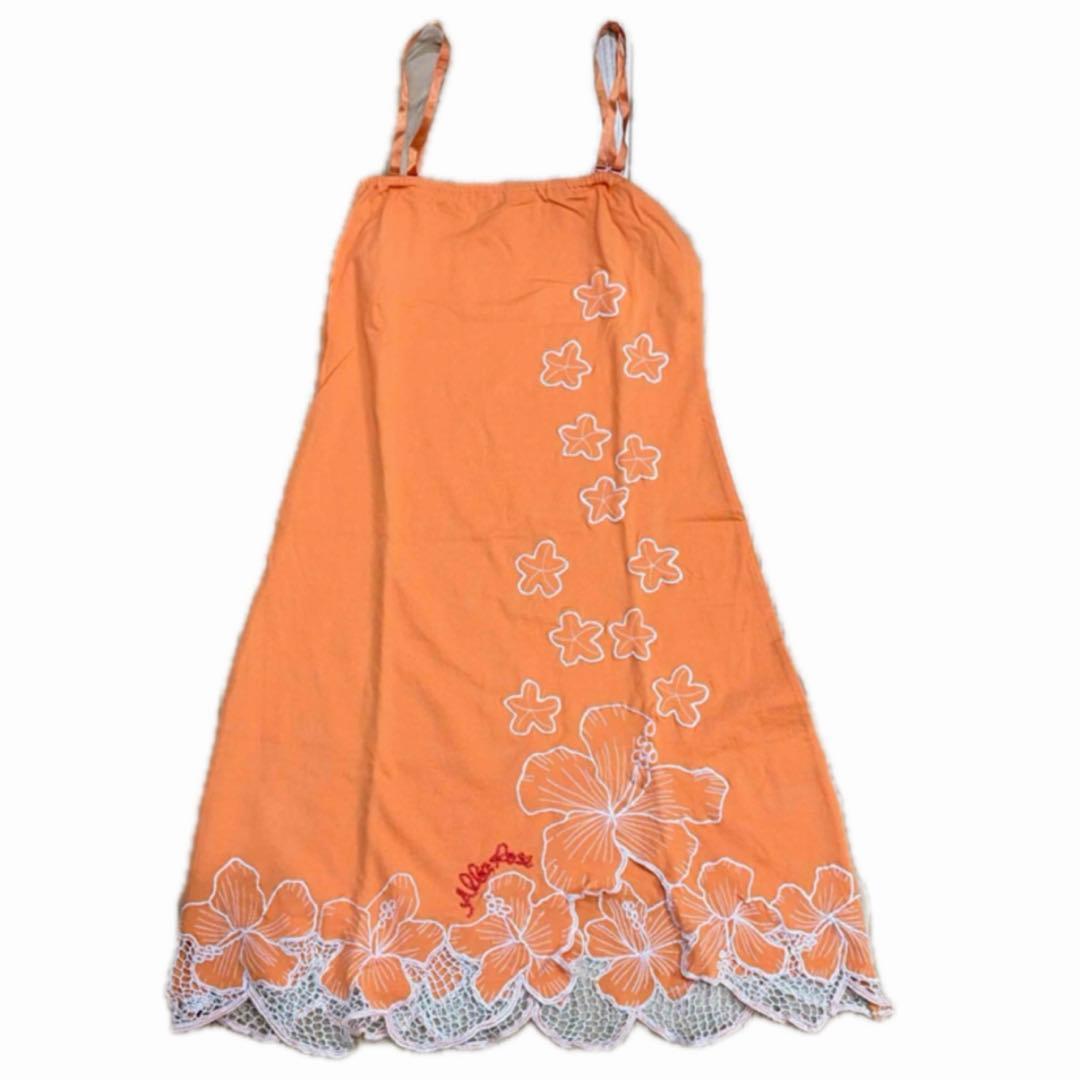 アルバローザ ハイビスカス刺繍 キャミソールワンピース - メルカリ