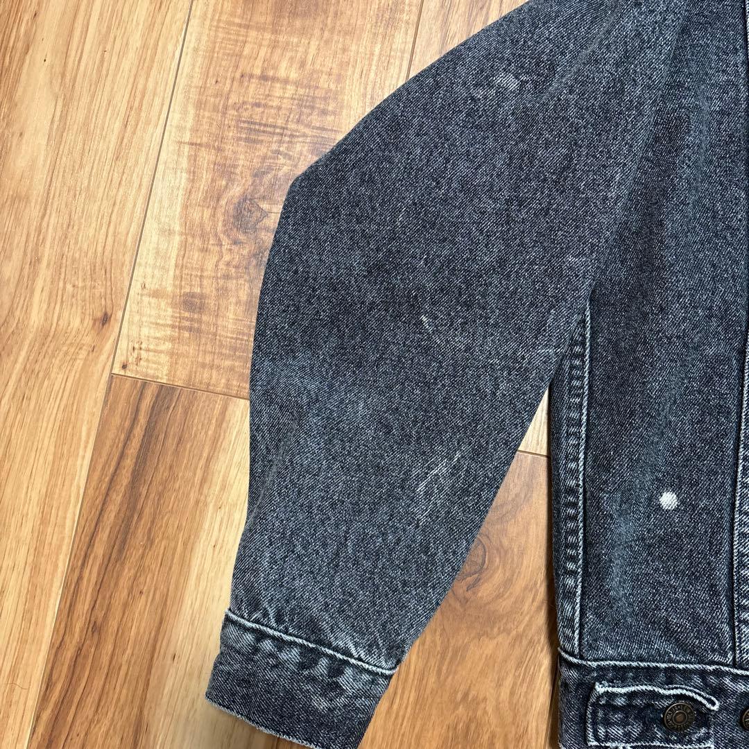 Levi's 70507 先染めブラックデニムジャケット Sサイズ　USA製