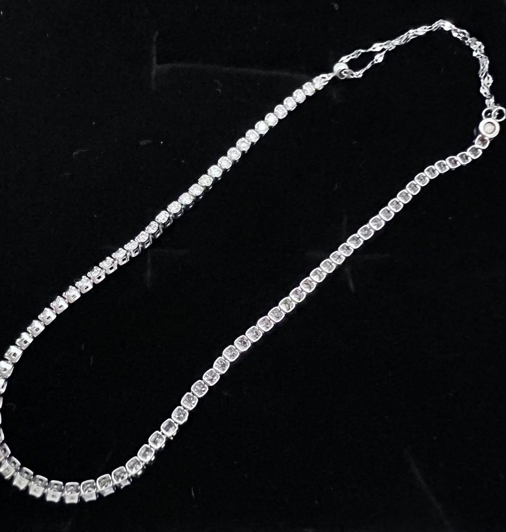 【本日限定価格】天然ダイヤモンド1ct pt850ブレスレット 証明書付き