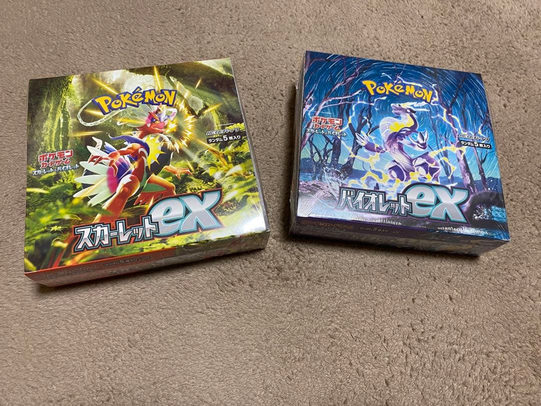 ポケモンカードゲーム スカーレットex・バイオレットex BOXシュリンク付き