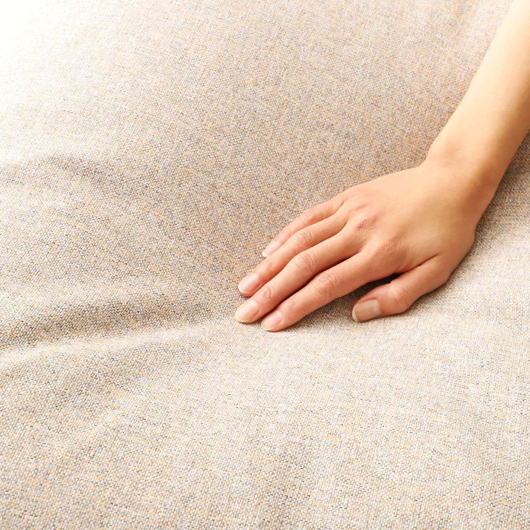 新品 オットマン 単品 グレー ビーズクッション ソファ 足置き 大きい