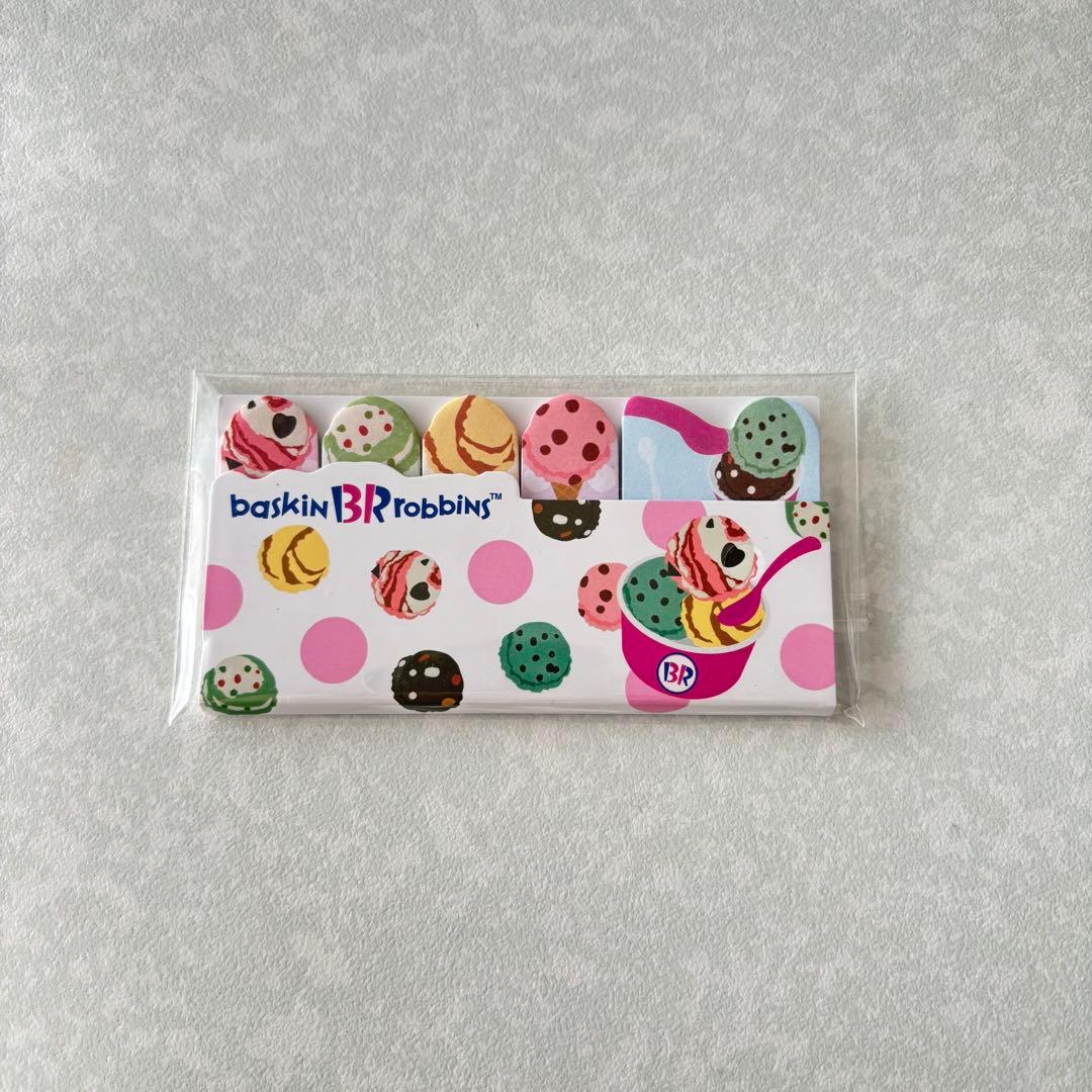 サーティーワンbaskin robbins アイスクリーム 付箋 - メルカリ