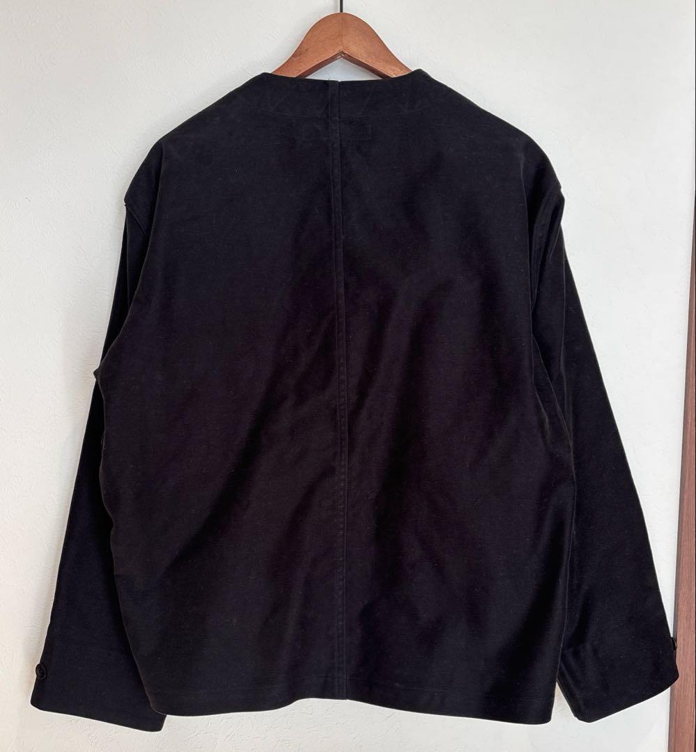 HAVERSACKハバーサック ノーカラーモールスキンジャケット