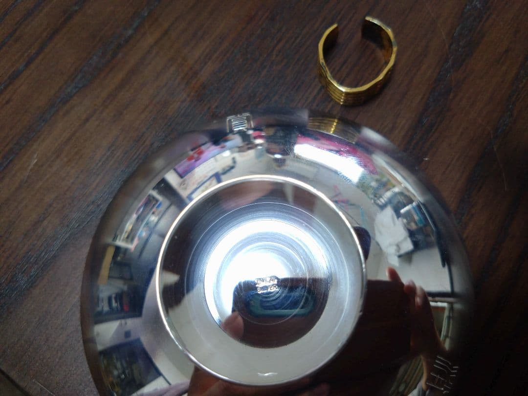 銀杯シルバー造幣局製SILVER刻印あり。おまけにシルバー刻印指輪*合計69g
