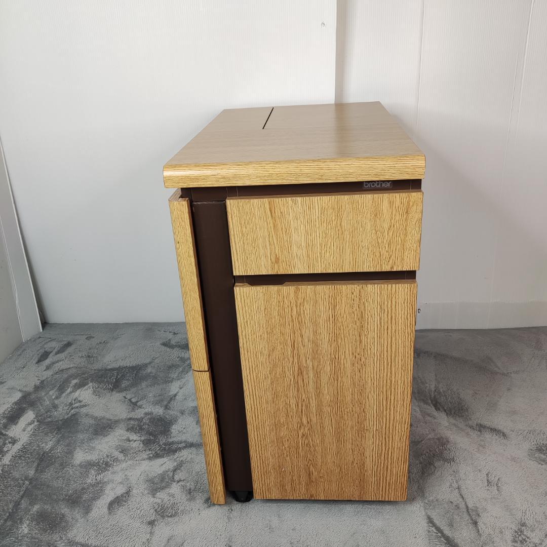 ブラザー工業 ミシン台 折りたたみ式 コンパクトキャビネット 昭和