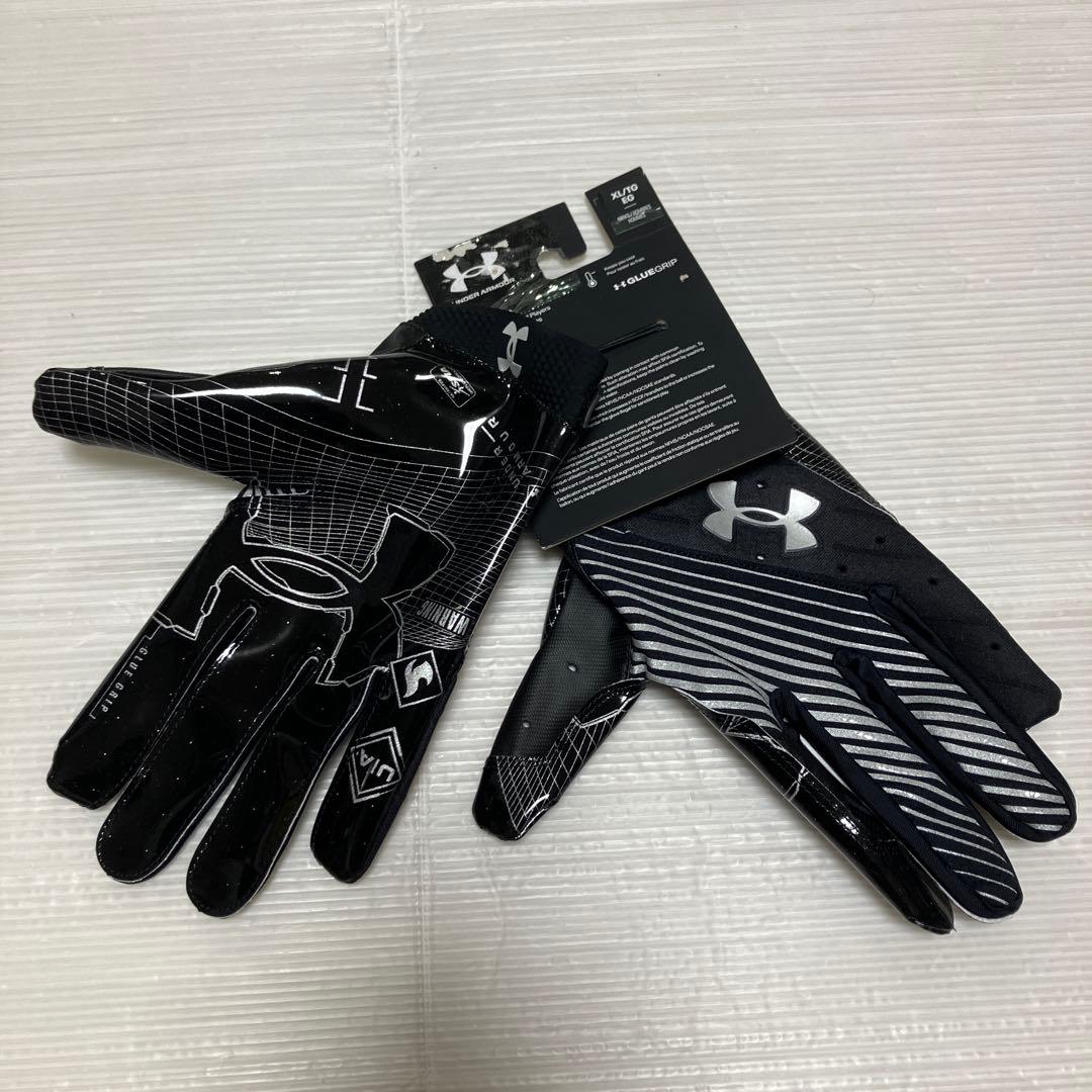 送料無料 新品 underarmour アメフト グローブUA BLUR XL