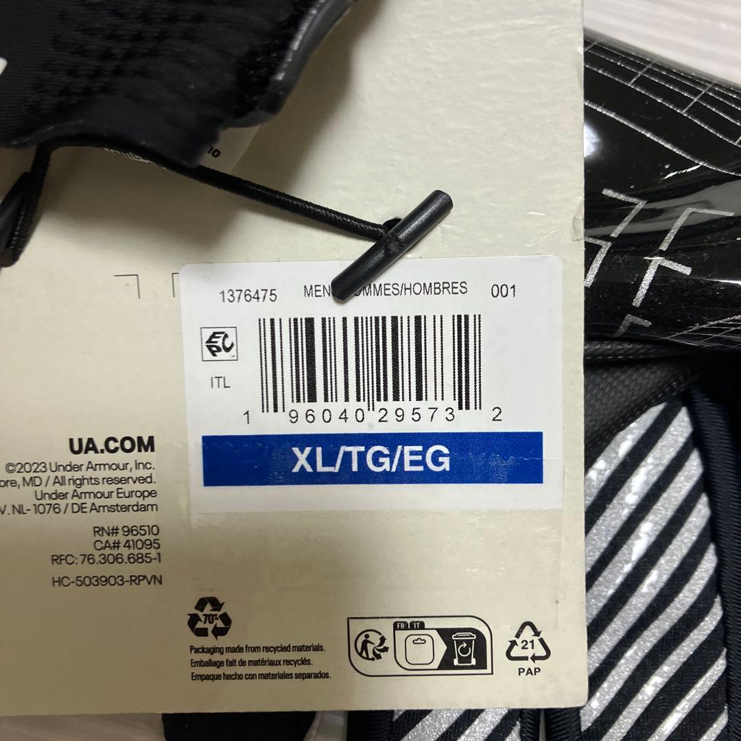 送料無料 新品 underarmour アメフト グローブUA BLUR XL