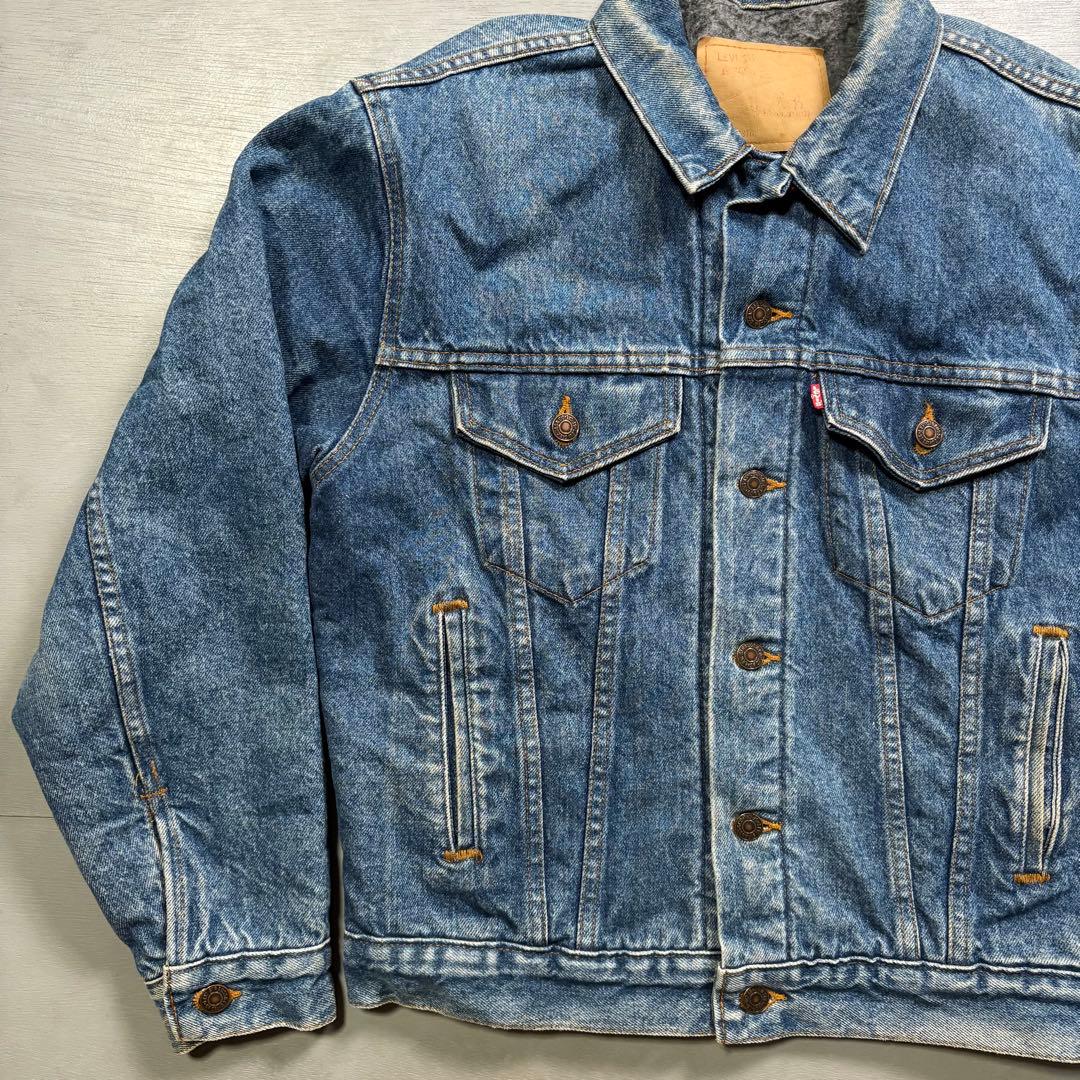 USA製　Levi's 70506-0316 デニムジャケット　裏地ブランケット