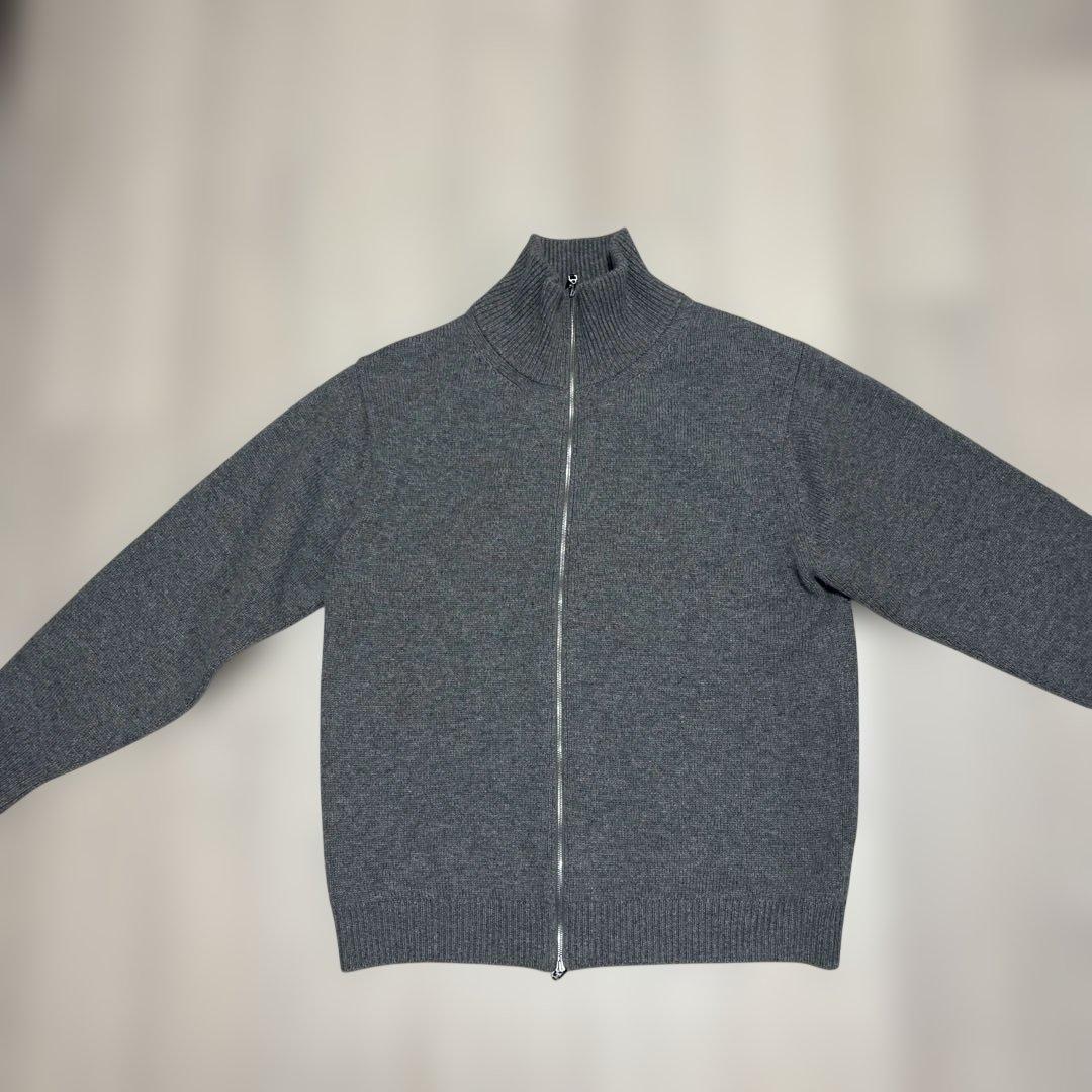 BATONER グレー ハイネック ニットセーター