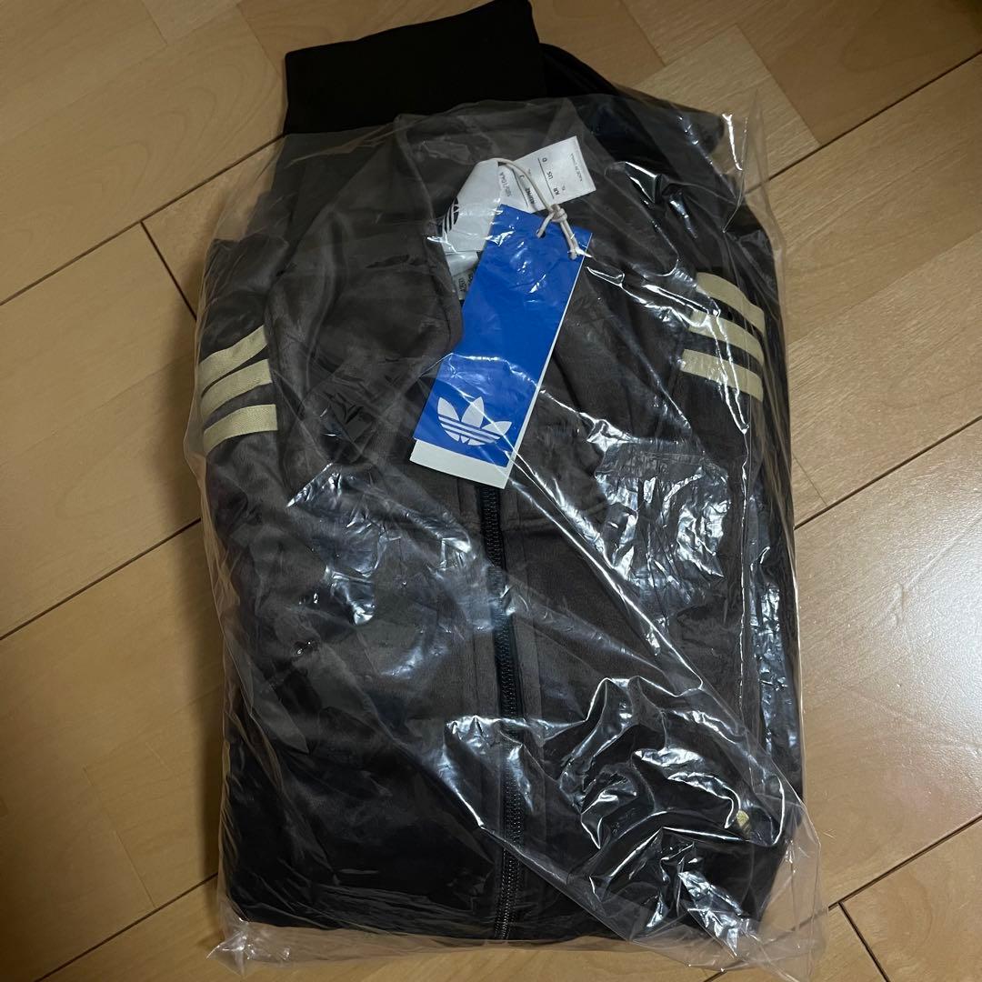 新品M】当日発送アディダス　ファイヤーバード ベロアトラックトップ茶ブラウン