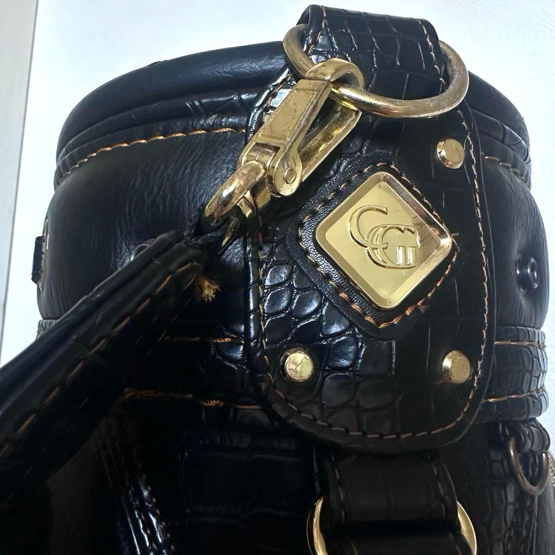 【M'S】キャディバッグ ゴルフバッグ スタンド式 ブラック