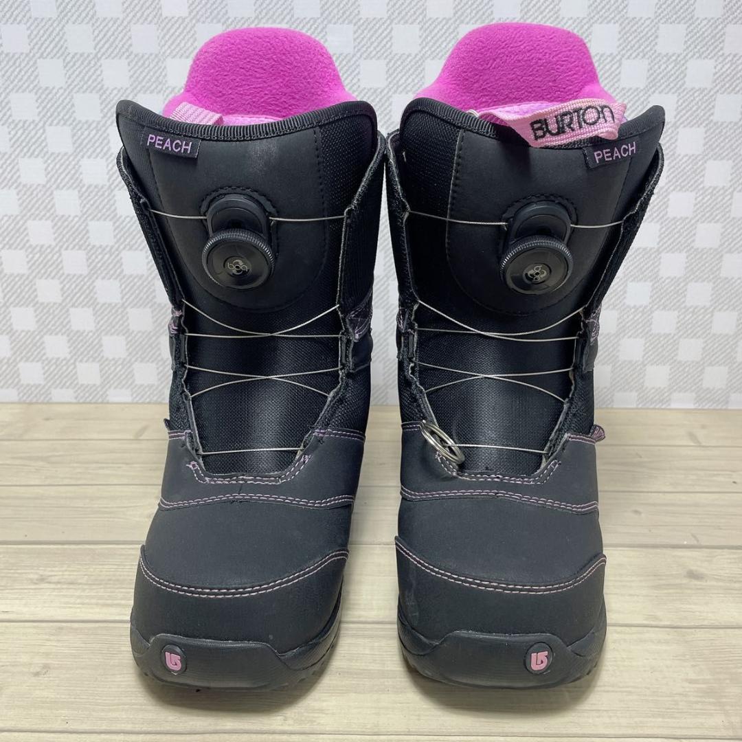 【美品】スノーボード ブーツ「BURTON PEACH」23.5cm レディース