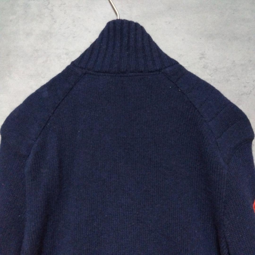 ラルフローレン ドライバーズニット ビッグポニー ナンバリング ネイビー