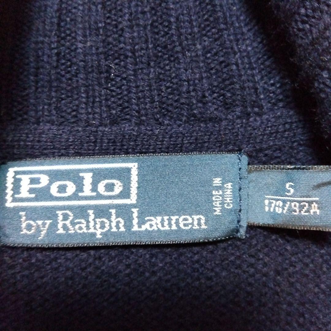 ラルフローレン ドライバーズニット ビッグポニー ナンバリング ネイビー