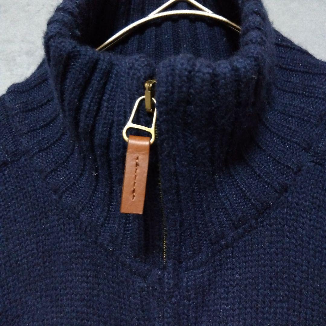 ラルフローレン ドライバーズニット ビッグポニー ナンバリング ネイビー