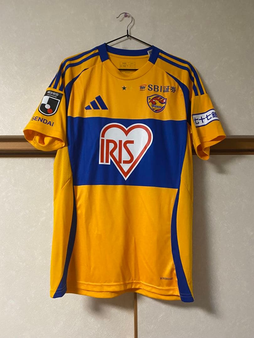 石尾陸登　ベガルタ仙台　ユニフォーム　半袖　正規品　Jリーグ