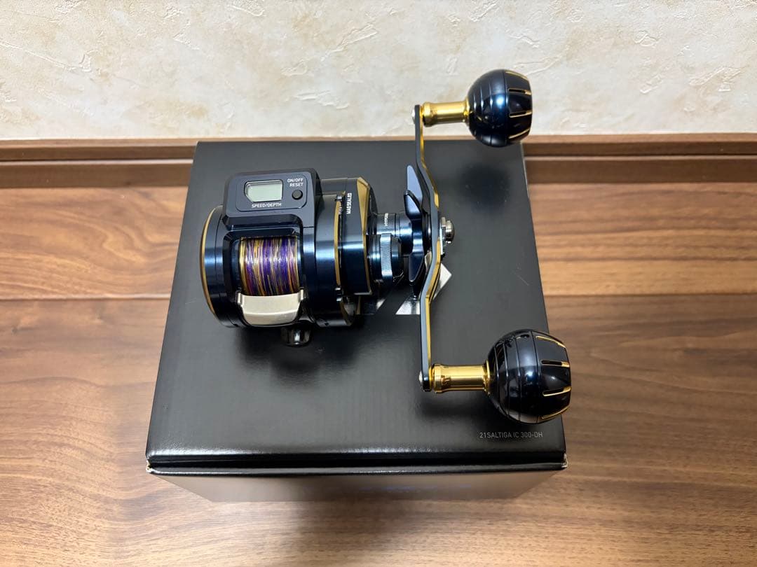 ダイワ ベイトリール ソルティガIC 300-DH(右)
