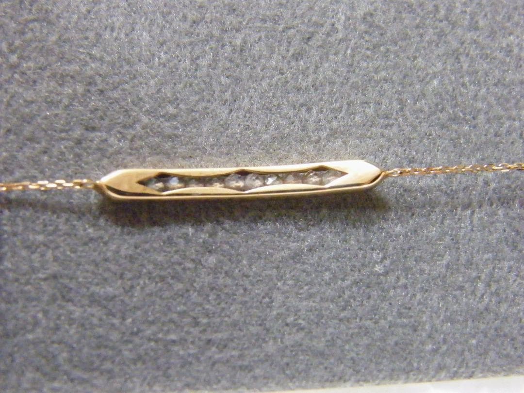 agete アガット スキニーブレスレット K10