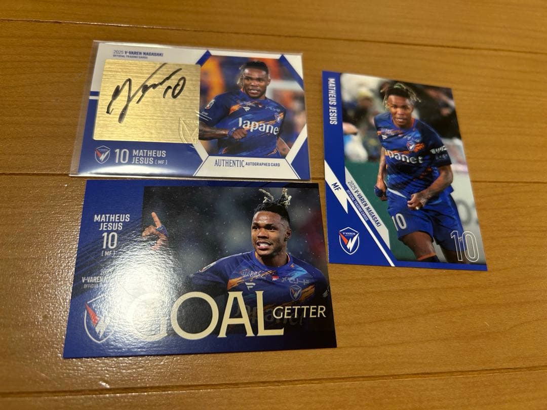 マテウスジェズス Vファーレン長崎 オフィシャルトレカ 直筆サイン