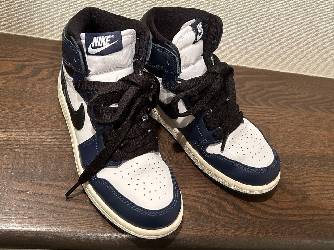 ジョーダン1レトロ HIGH OG キッズ NIKE 20.0cm ネイビー