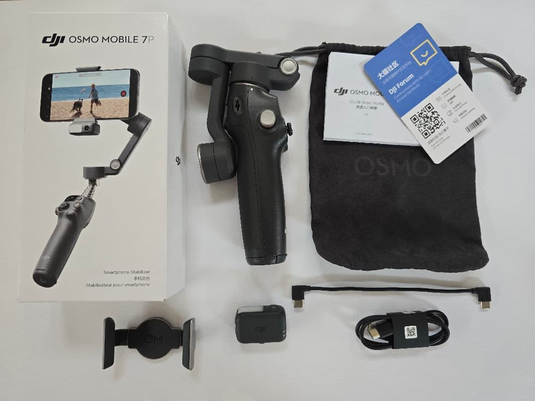 【大幅値下げ】DJI Osmo Mobile 7P + DJI mic mini