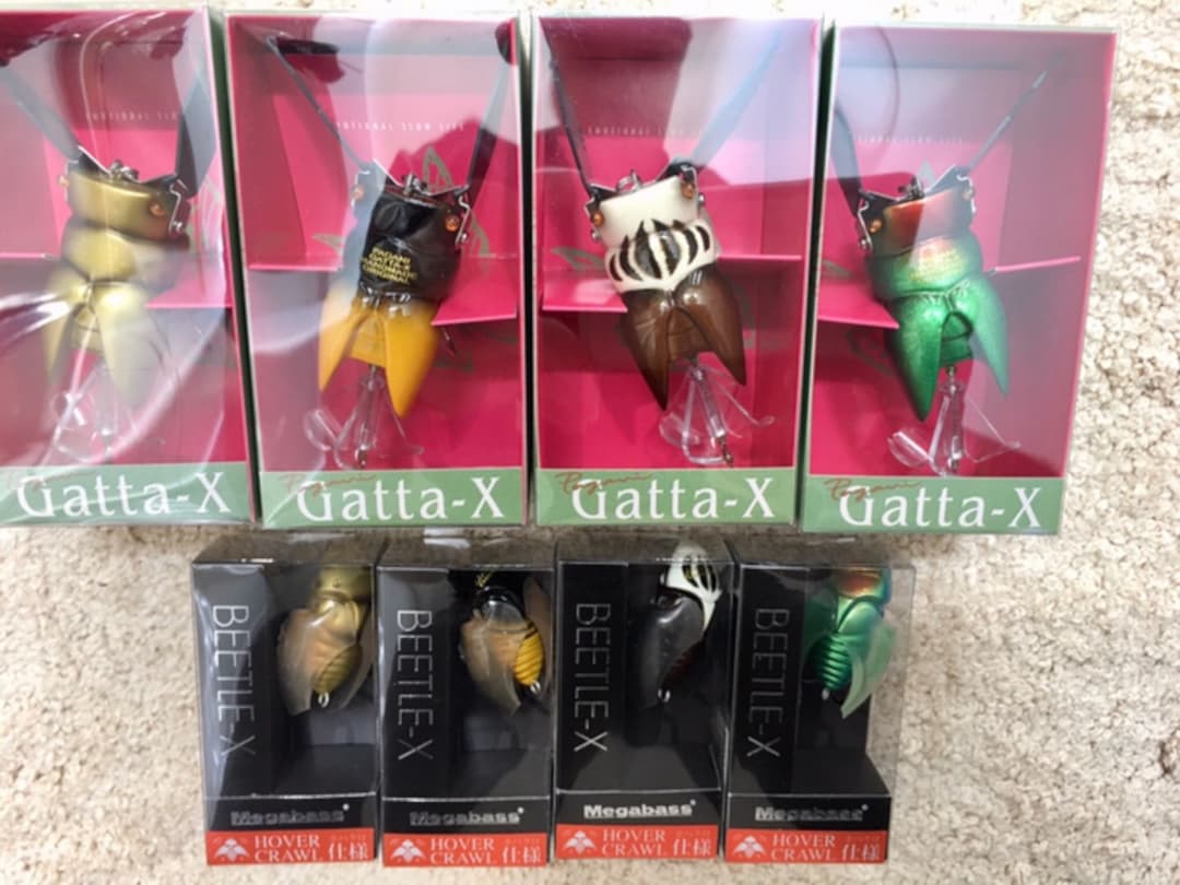 新品未開封 未使用】メガバス2020数量限定ガッタX ビートルX新色8点セット