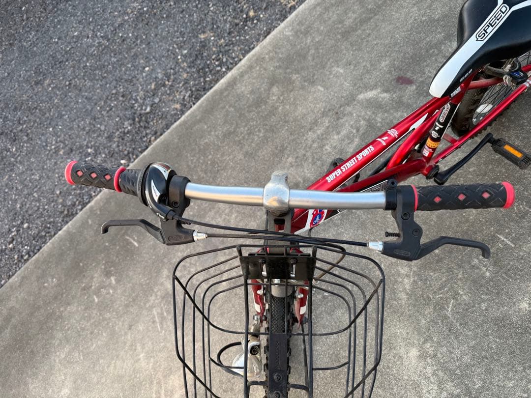 【直接引き渡し限定群馬】24インチ　子供用自転車　ASAHIシマノ６段変速ギア