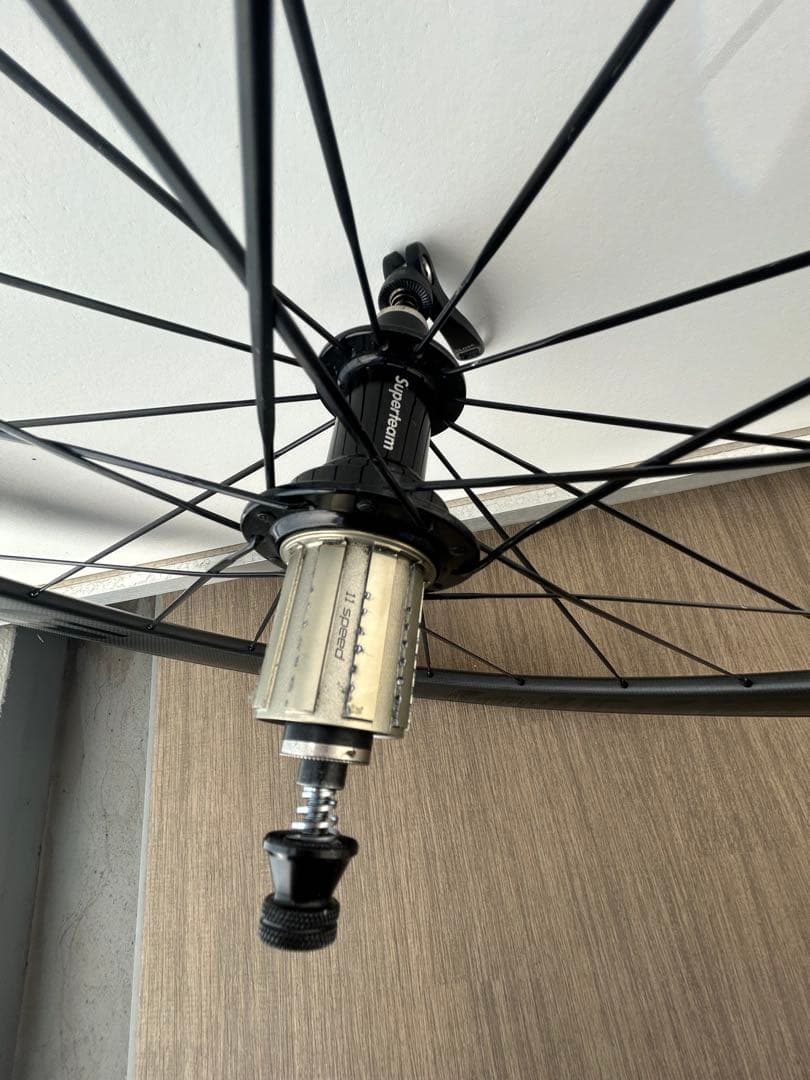 スーパーチーム　カーボンホイール　前後輪　リムハイト50mm