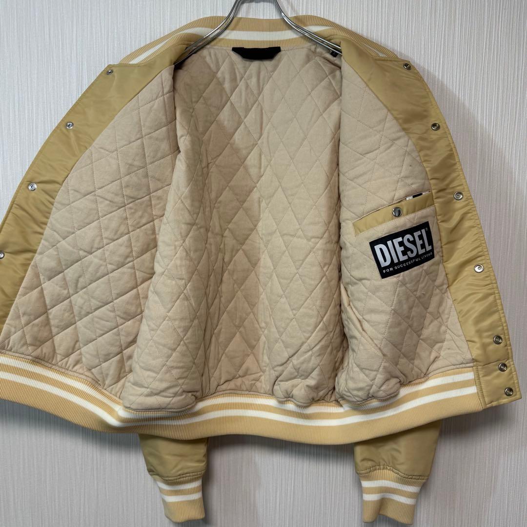 沖*三様 美品 DIESEL スタジャン レーシングジャケット ワッ