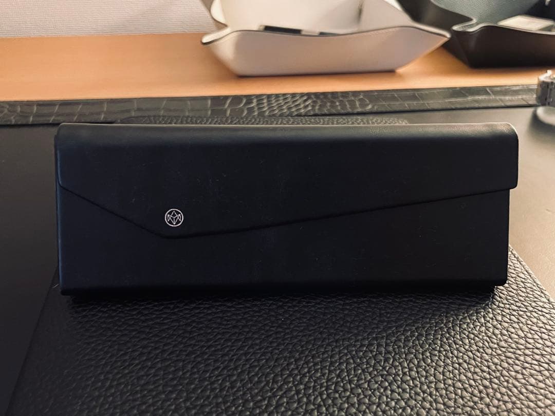 美品 ayame HEX RW メガネ シルバー 日本製