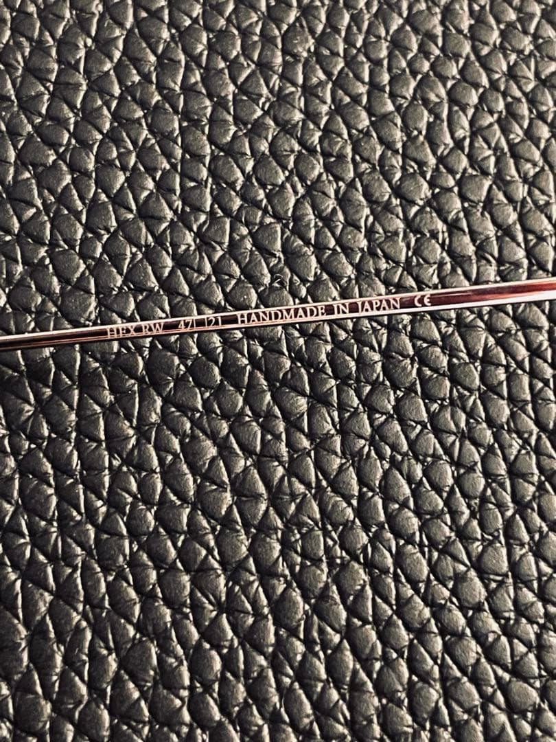 美品 ayame HEX RW メガネ シルバー 日本製