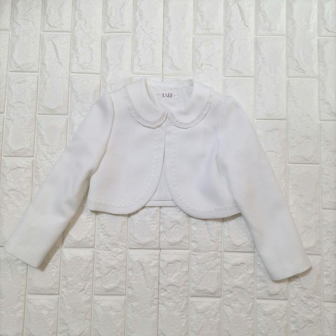 【120】ELLE en noir 入学式 卒園 フォーマル パープル チュール