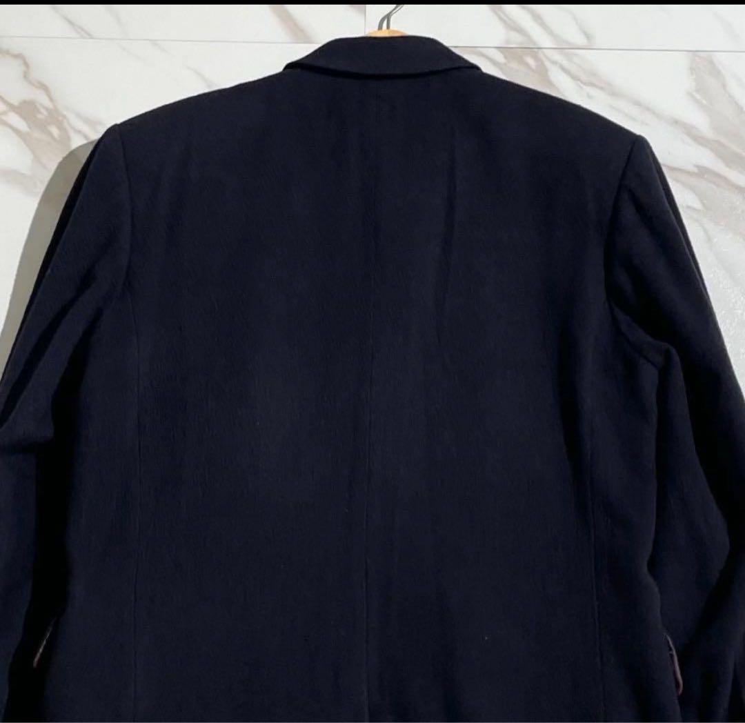 希少】ダブルチェスターコート カシミヤ100% マキシ丈 Lサイズ