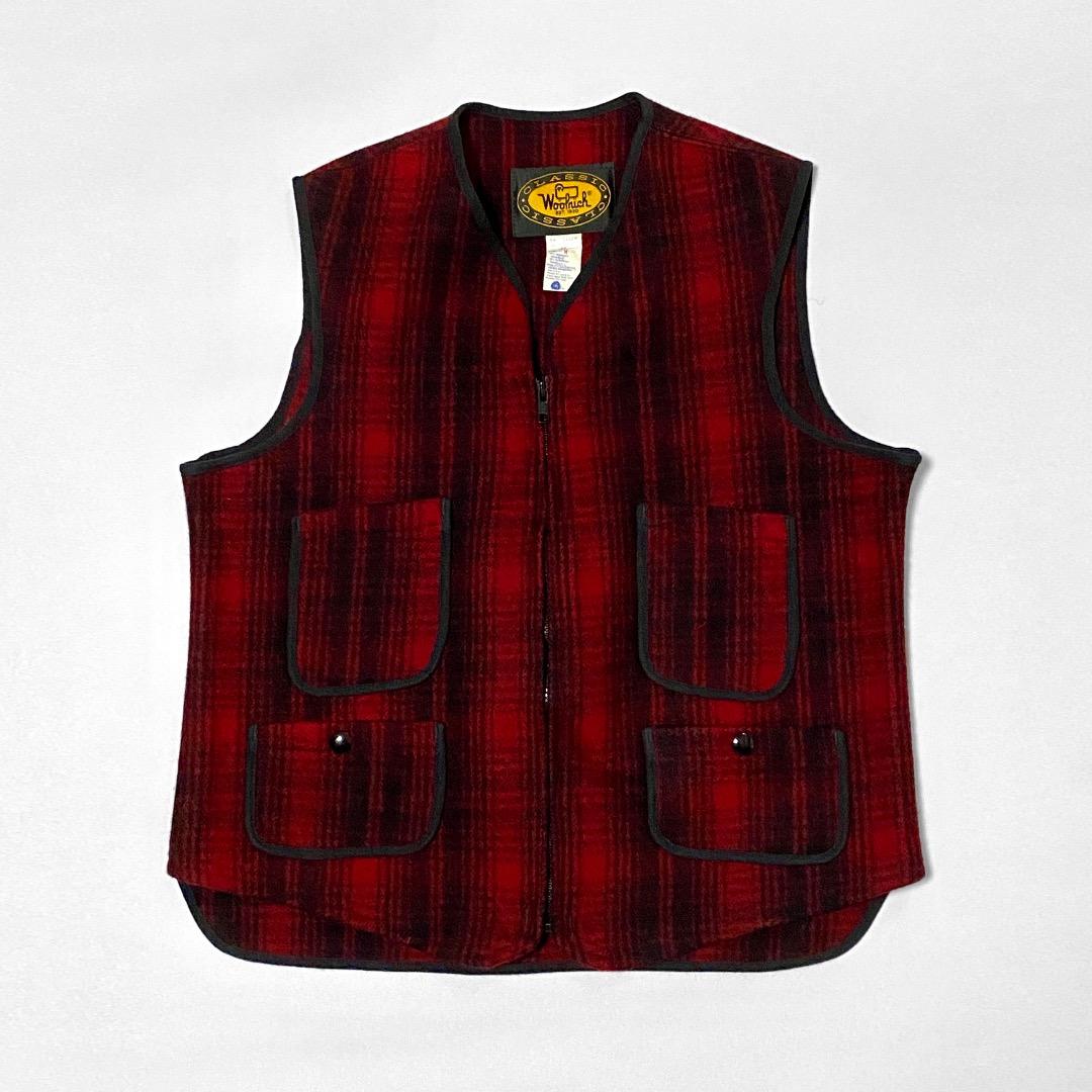 WOOLRICH ウールリッチ オンブレチェックベスト 80s USA製 - メルカリ
