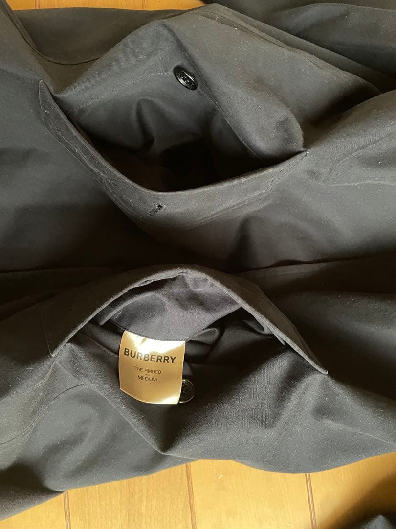 バーバリー THE PIMLICO ステンカラーコート　ネイビー50 XL