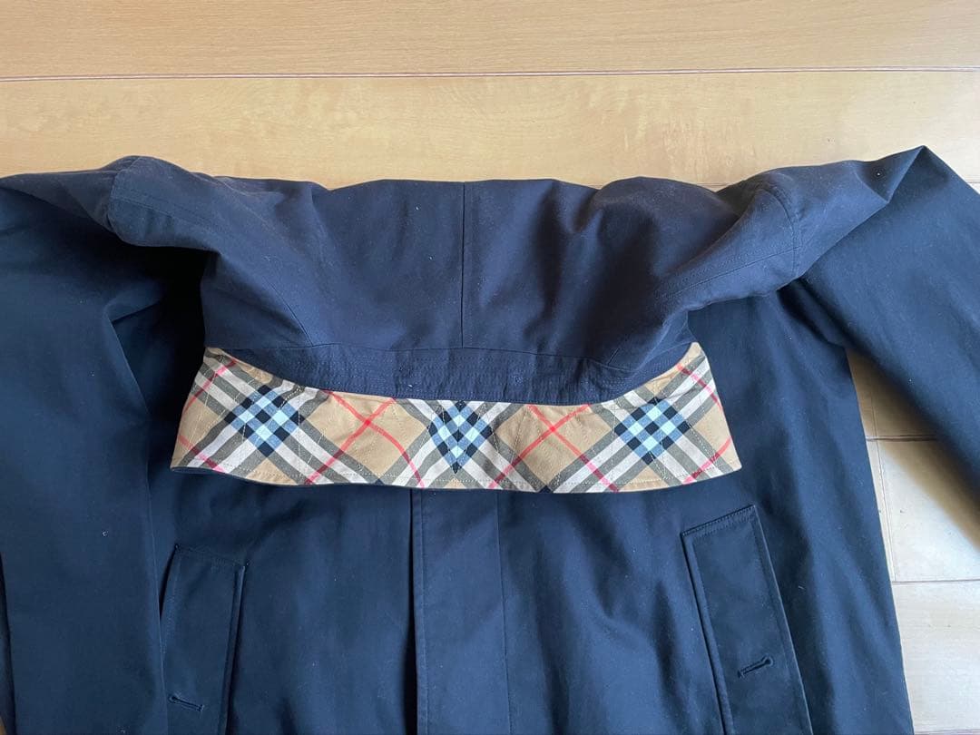 バーバリー THE PIMLICO ステンカラーコート　ネイビー50 XL