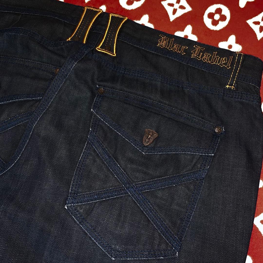 デニム フレア ブーツカット opium archive y2k - メルカリ