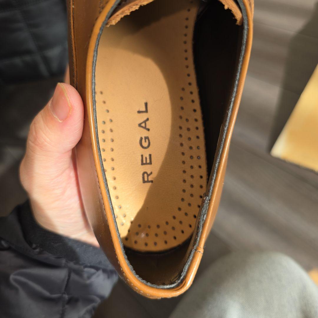 ❤*迎様 REGAL ブラウン ドレスシューズ レースアップ
