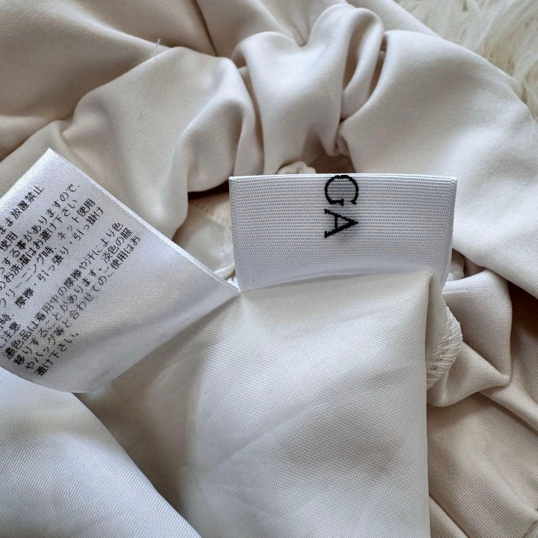 美品　OHGA　マシュマロパンツ　ミルク　XS