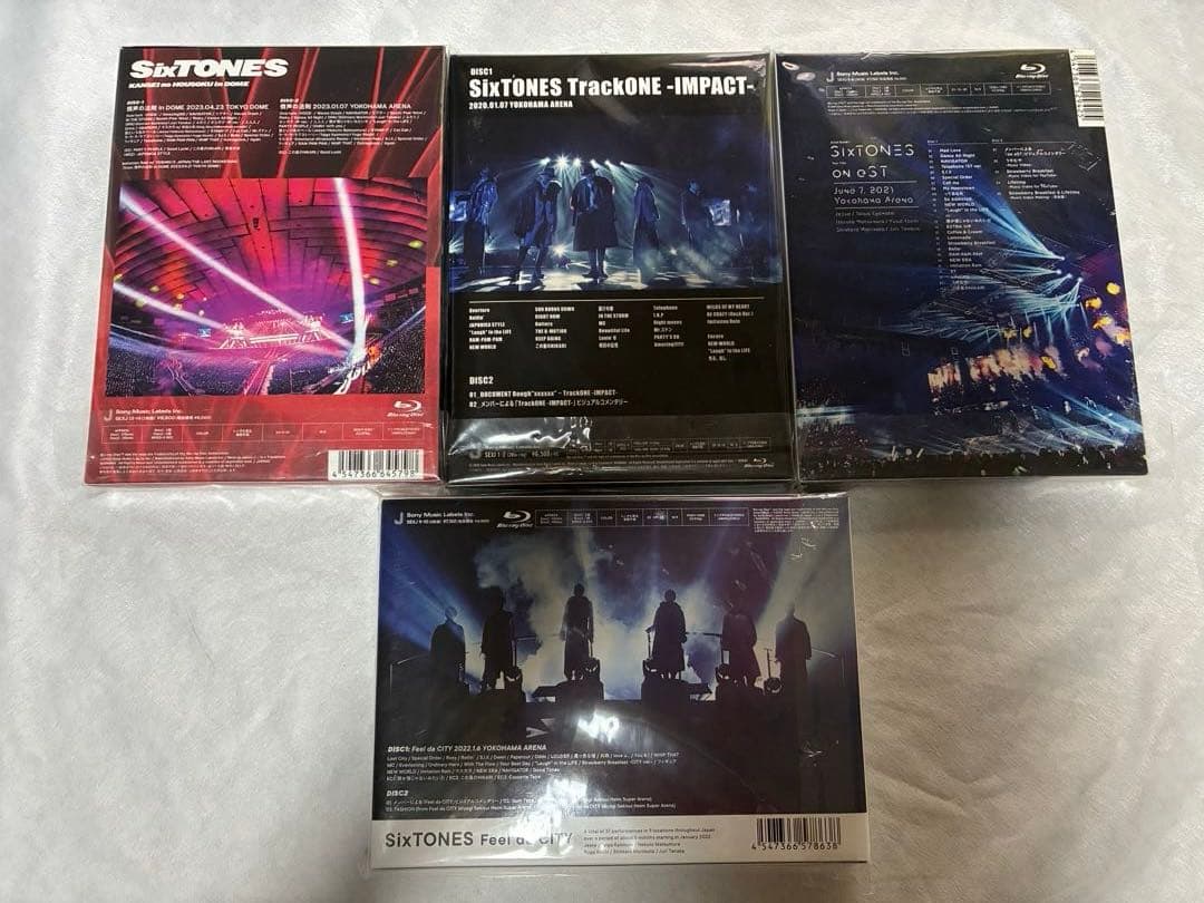 【美品】SixTONES DVD Blu-ray４枚セット