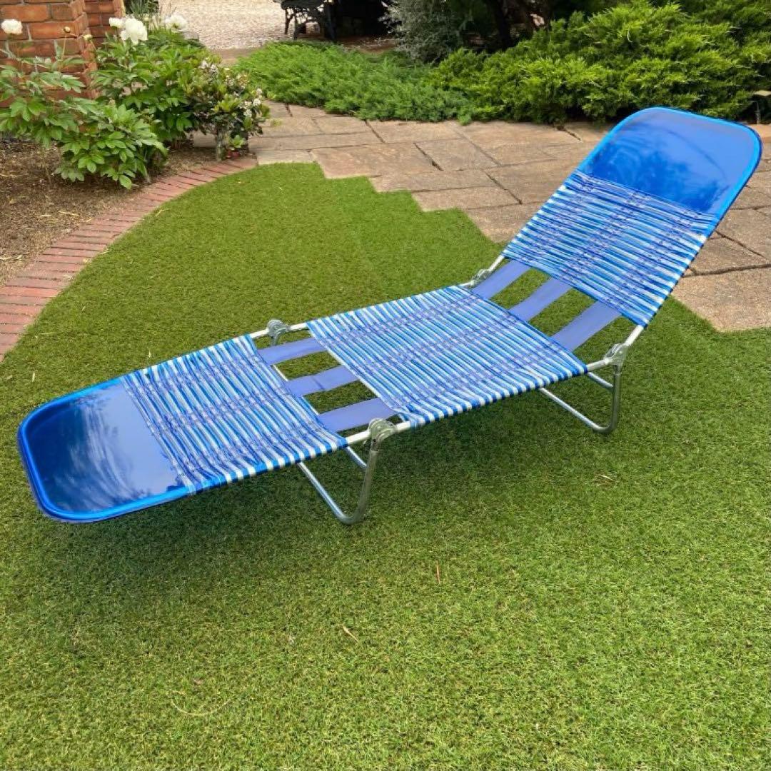 昭和レトロ ビーチベッド チューブベッド サマーベッド コット - メルカリ