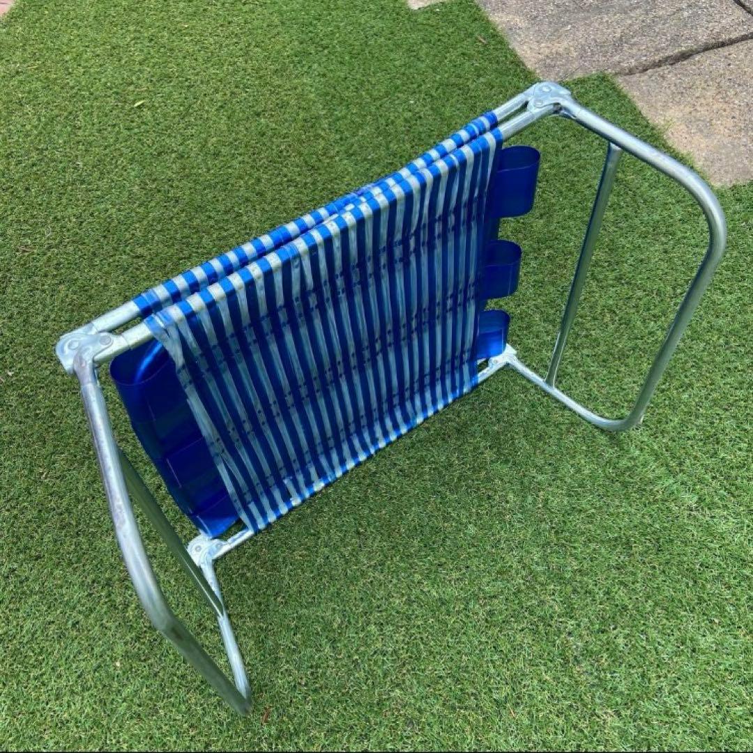 昭和レトロ ビーチベッド チューブベッド サマーベッド コット - メルカリ