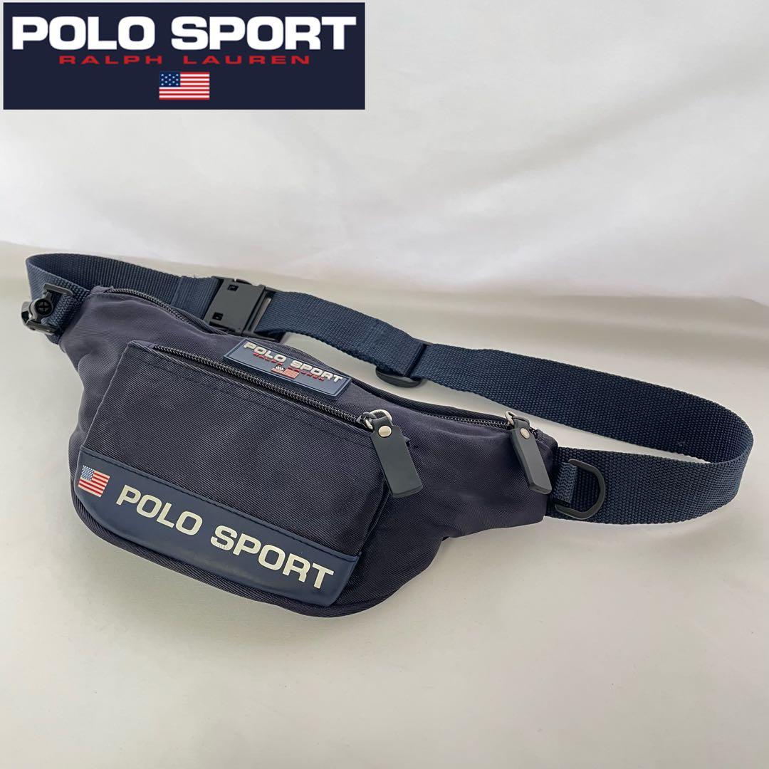 90's POLO SPORT ポロスポーツ ウエストポーチ ボディーバック - メルカリ