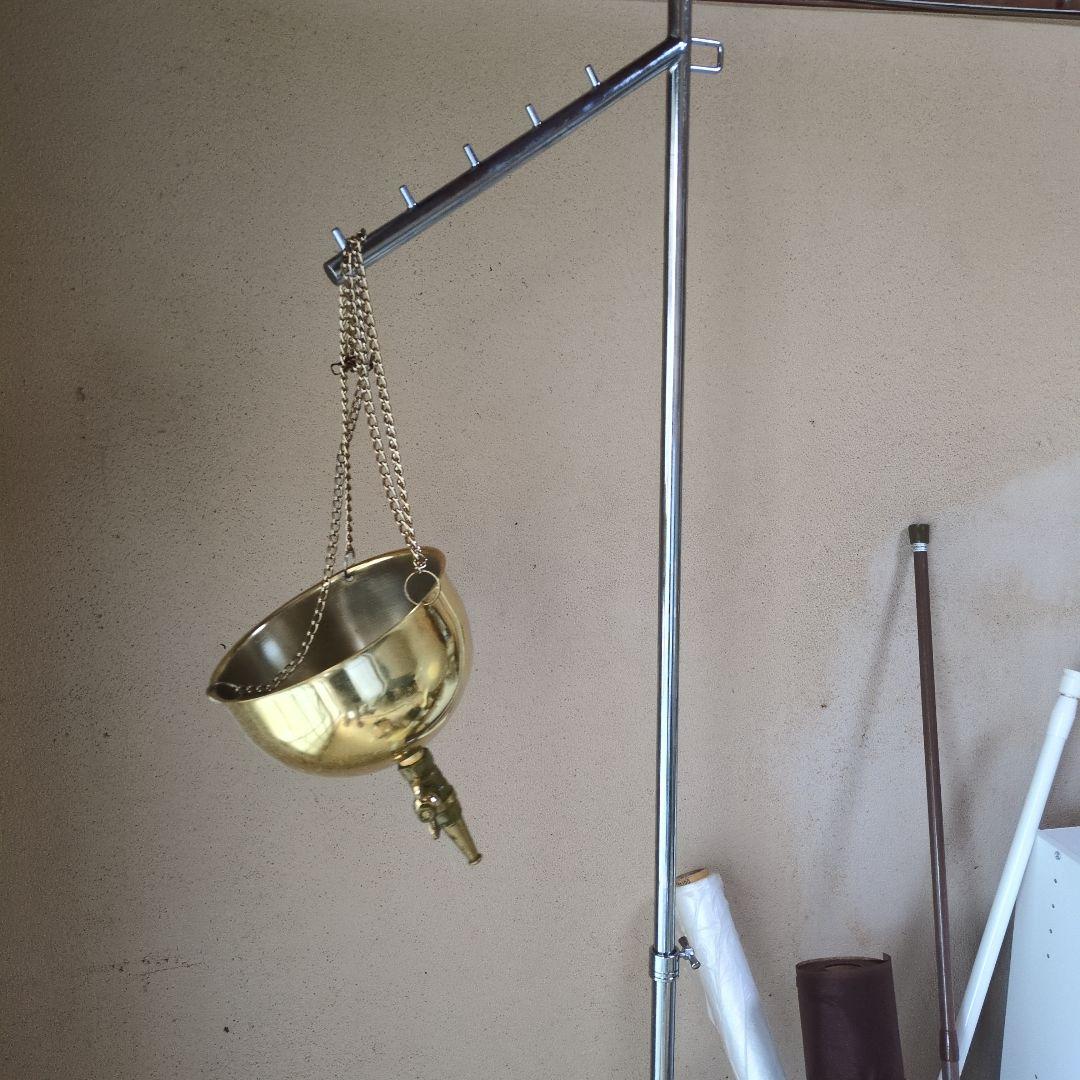 シロダーラのオイルポットとスタンド