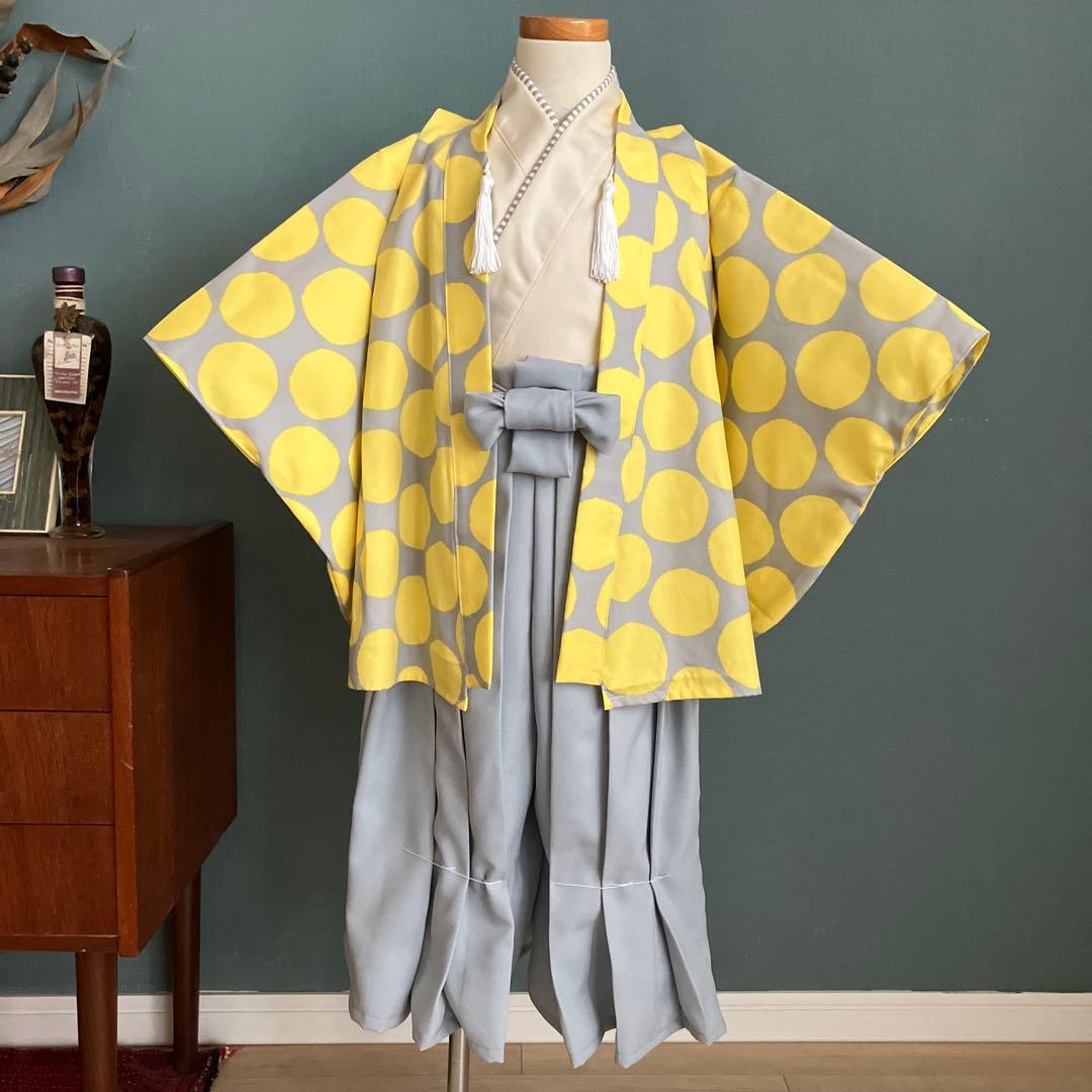 【再販 各サイズ1着】着物と袴　男の子　100-110㎝