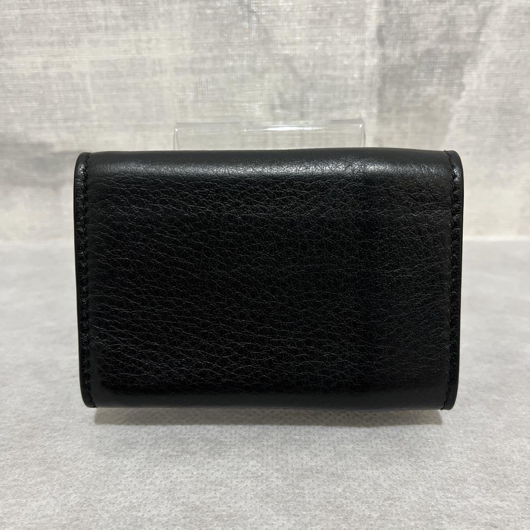 美品✨】BALENCIAGA バレンシアガ ペーパーミニウォレット ブラック
