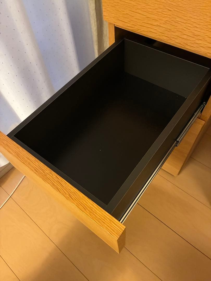 Shin様専用 ACTUS ナチュラルウッドデスク 引き出し付き 激安