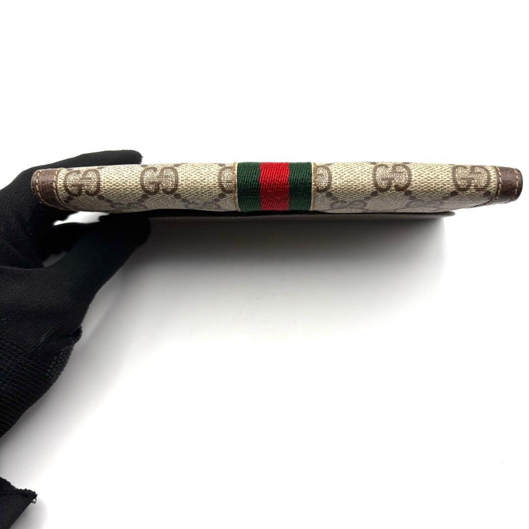 グッチ オールド 長財布 シェリーライン GG スプリーム インターロッキング