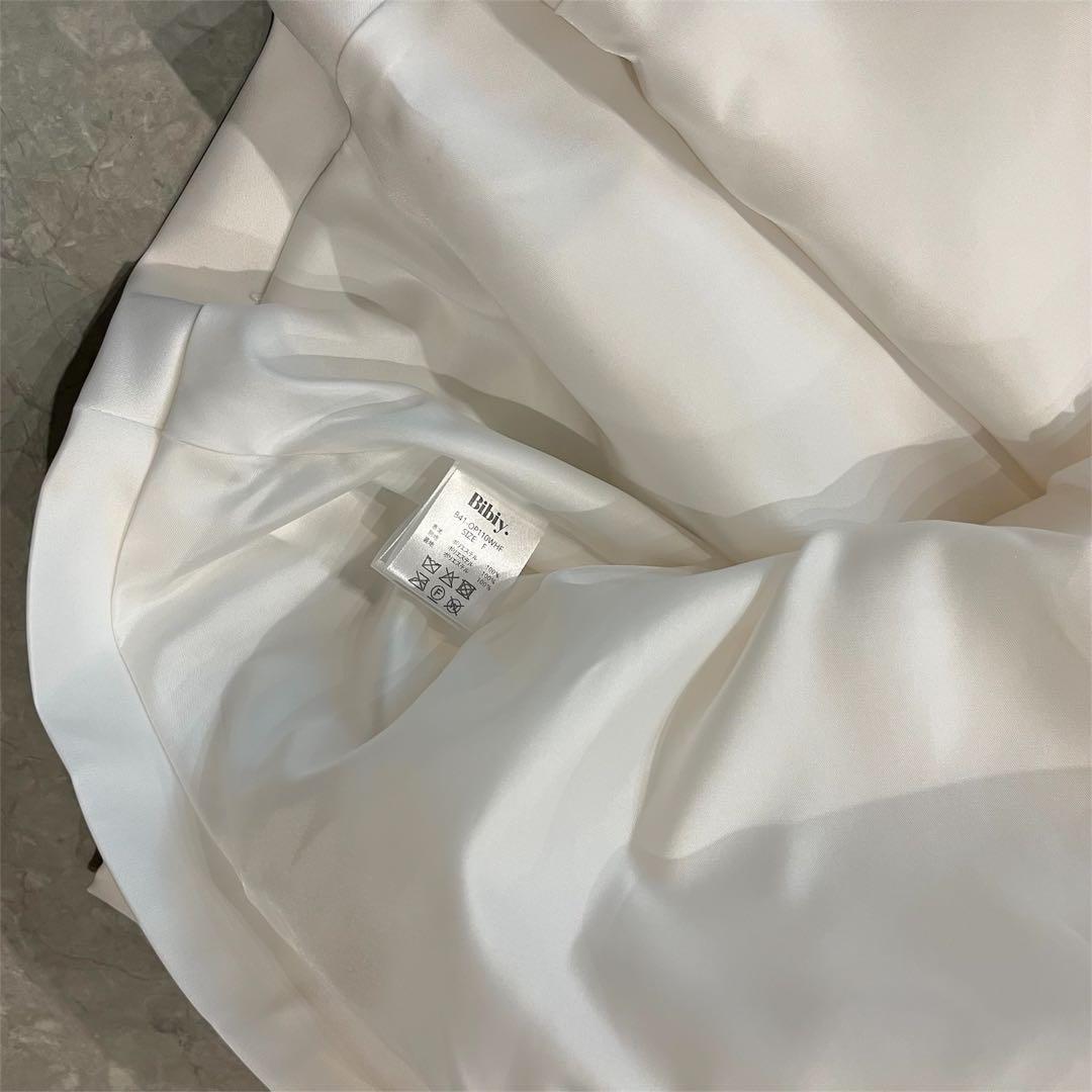 【新品未使用】Bibiy. パフスリーブミニワンピース ホワイト