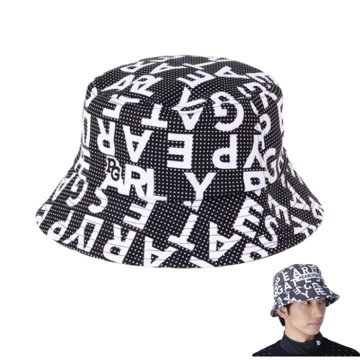 新品タグ付き 正規品 パーリーゲイツ ドットロゴダンボールハット 定価